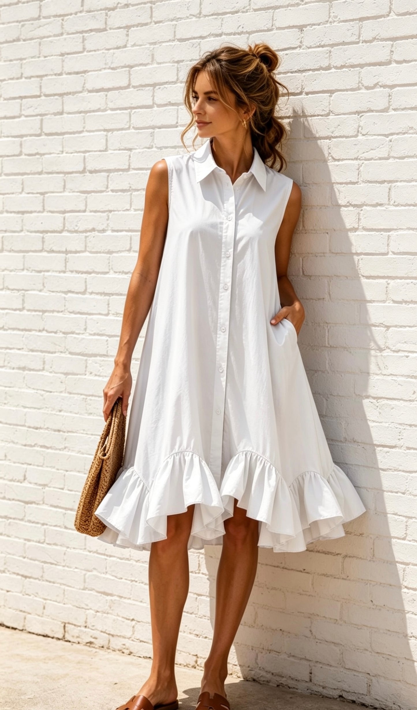 MONA DRESS - WHITE