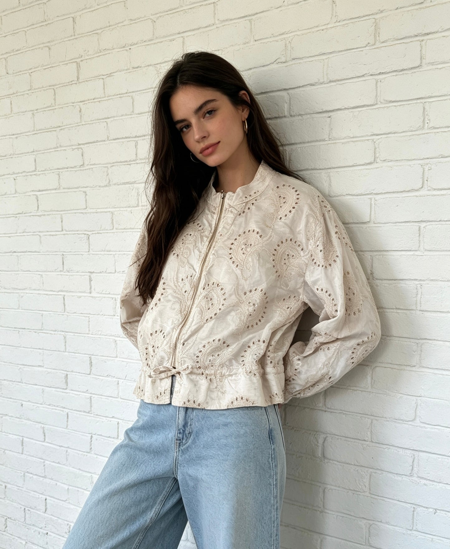 TILLY BOMBER - BEIGE