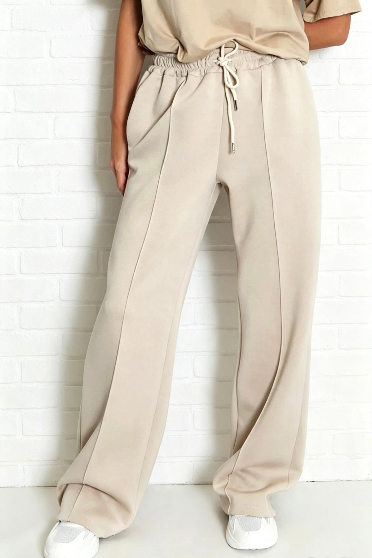 Cream Super Soft Joggers