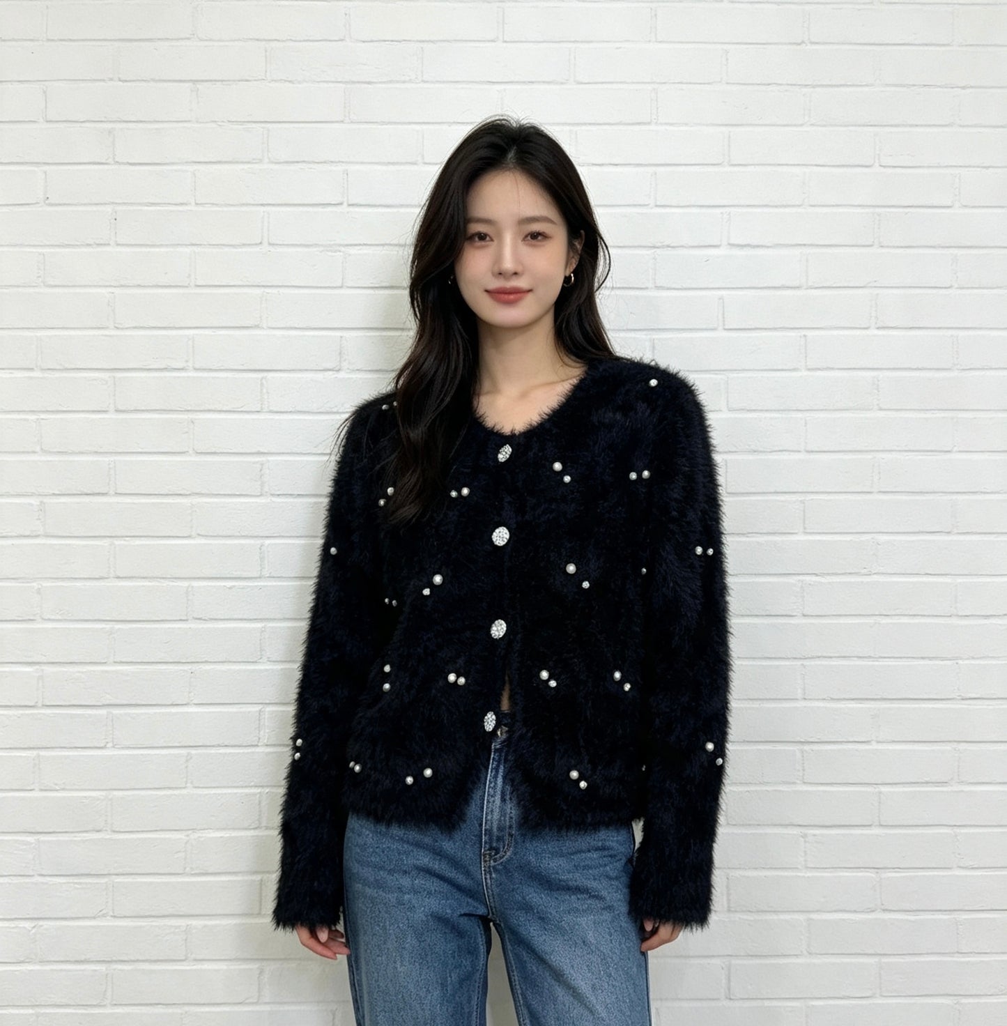 Embelishment Cardi - Black