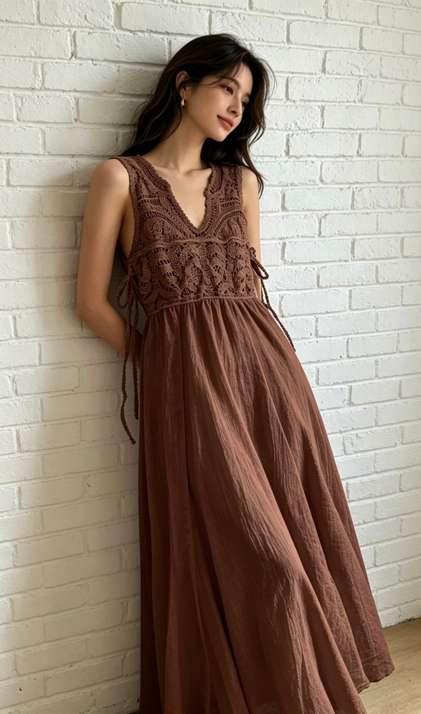CROCHET MAXI - CHOCOLATE
