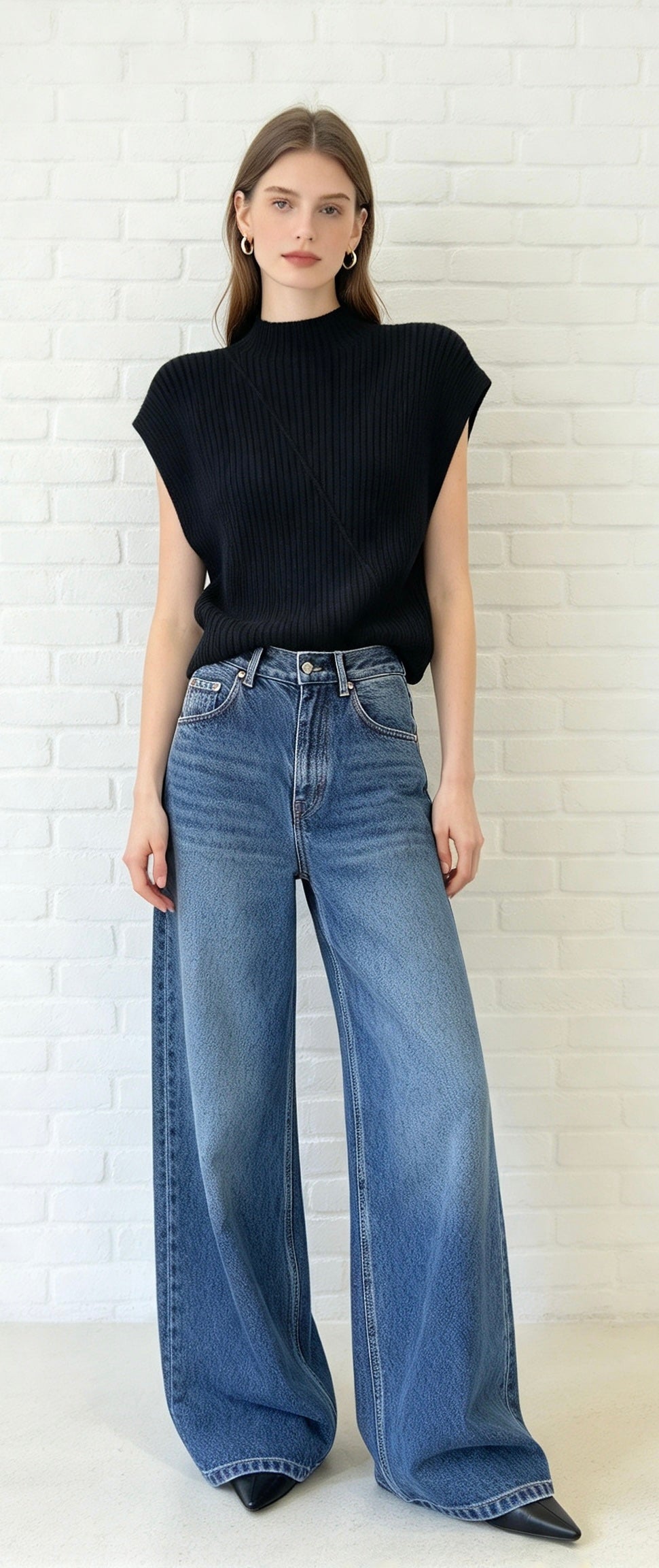 Knitted Tank - Black
