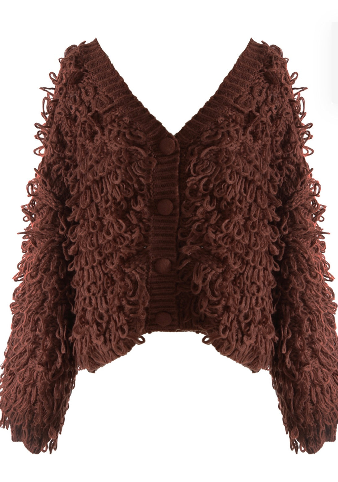 Chocolate Loop Cardigan