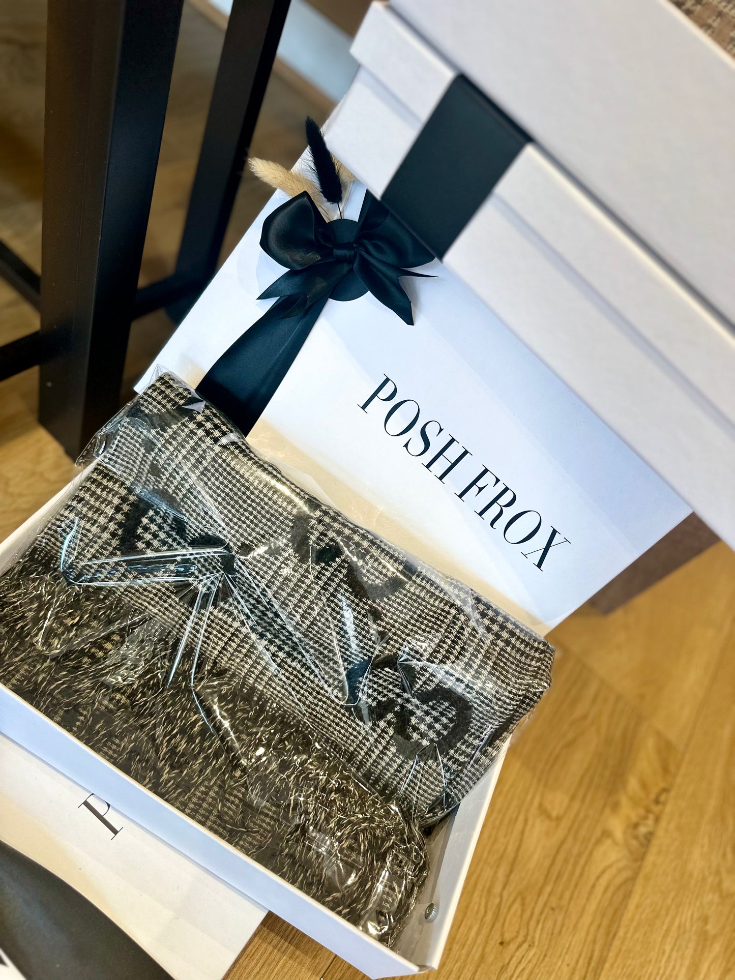 Posh Frox Designer Inspired Scarf In A Box