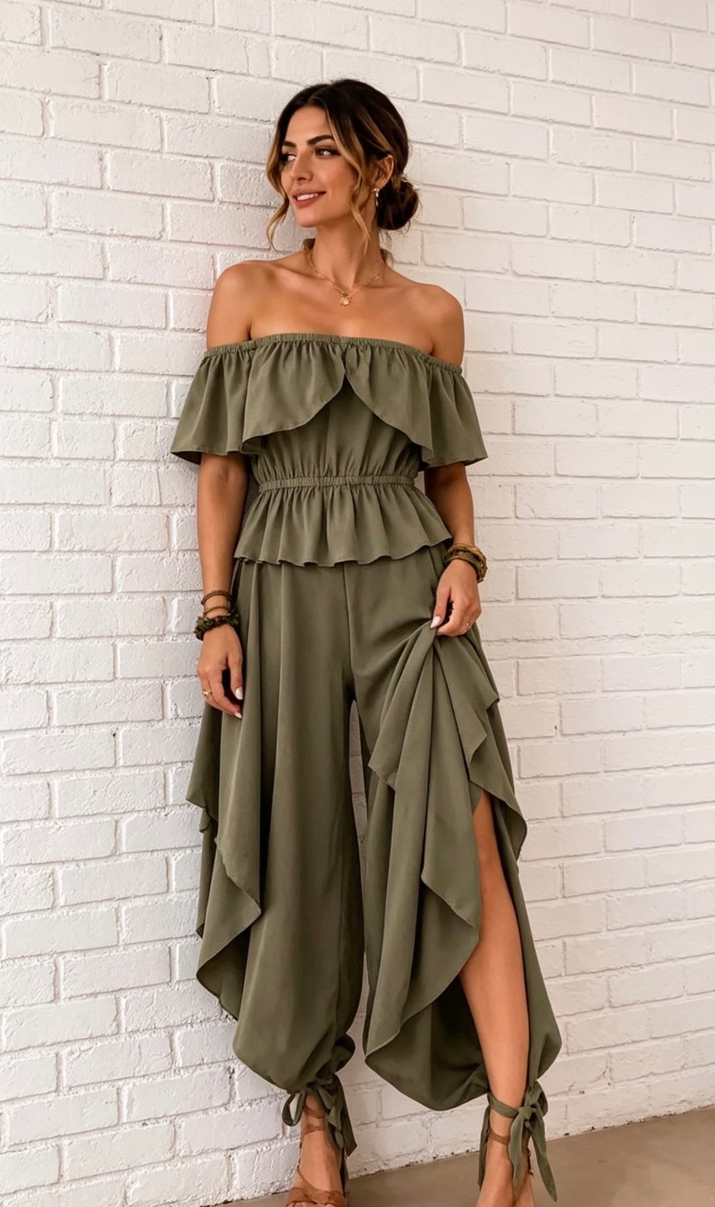 LATIS CO ORD - KHAKI