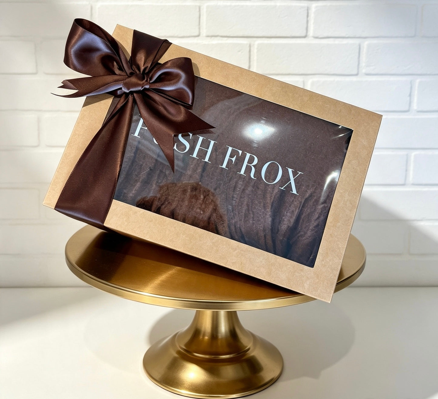 Scarf Box - Brown