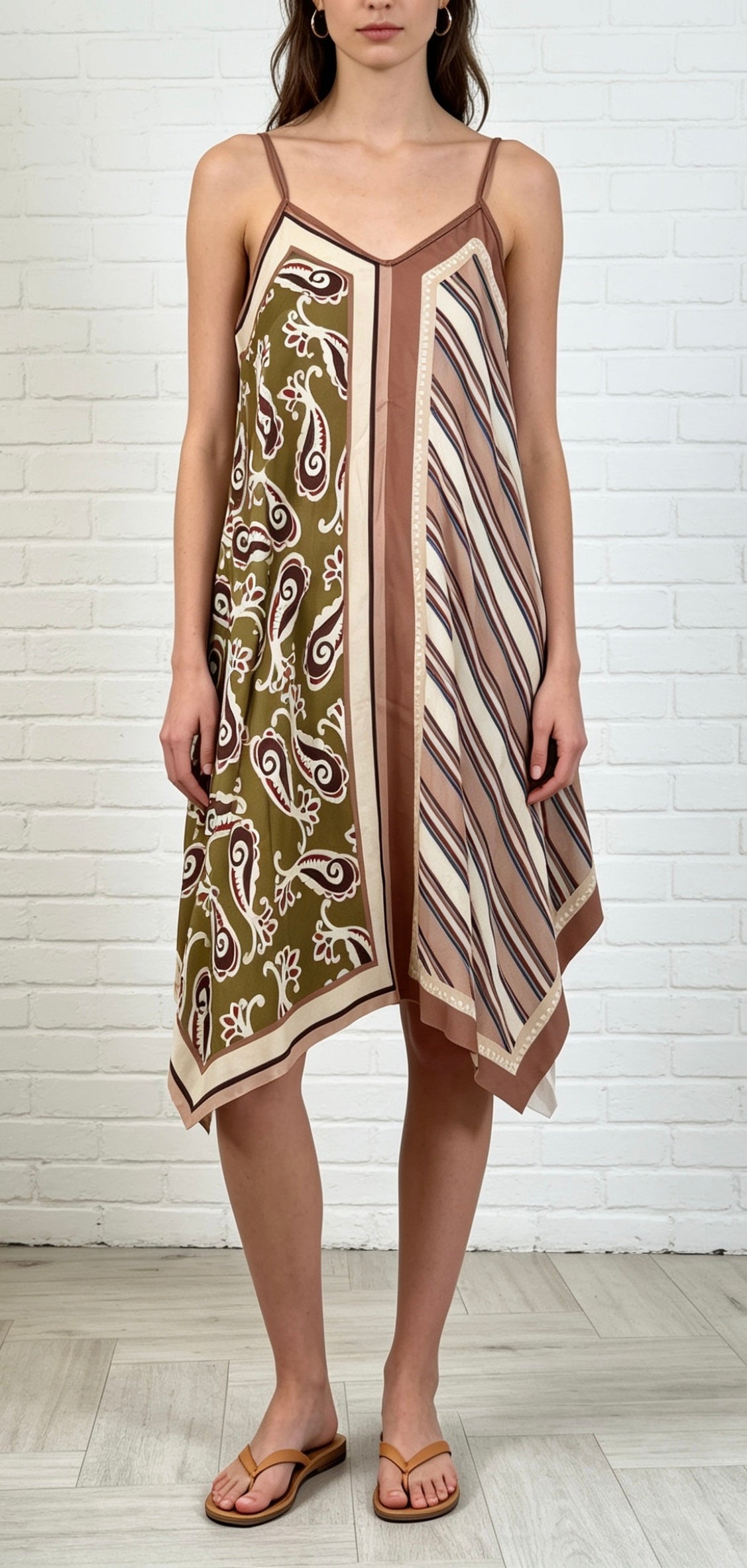 HANKY SATIN MIDI DRESS