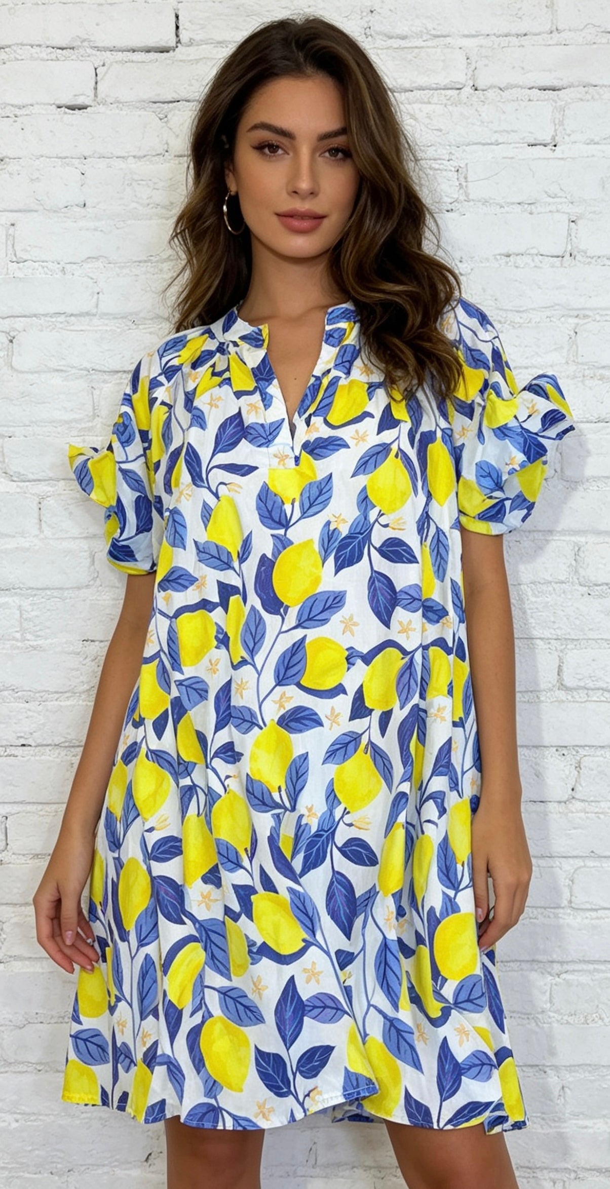 LEMONA PUFFBALL DRESS