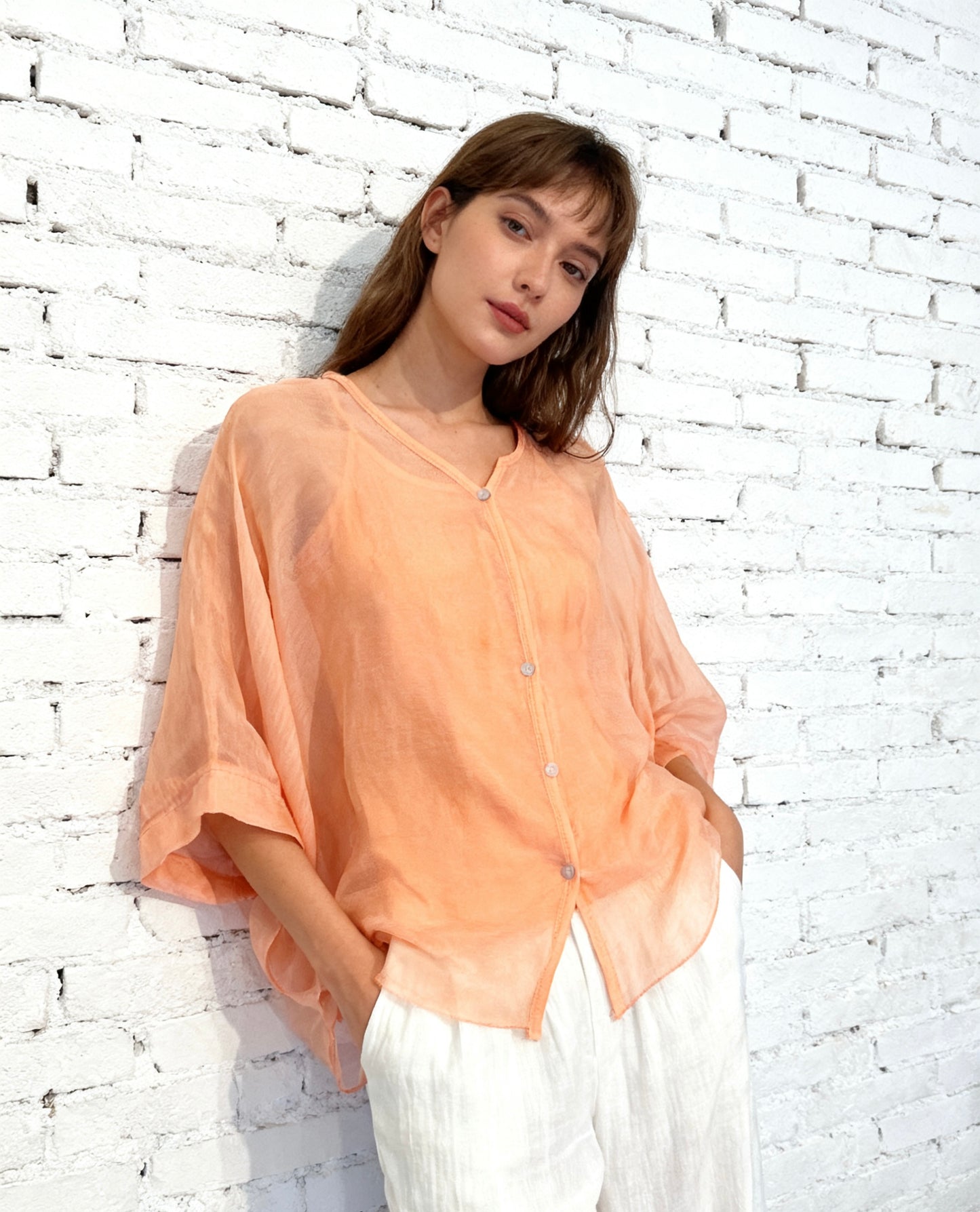 MARIA TOP - PEACH