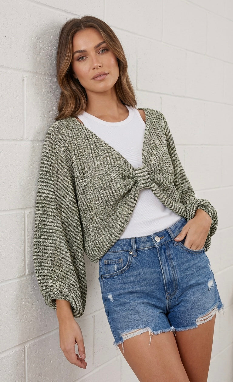 SHRUG - KHAKI