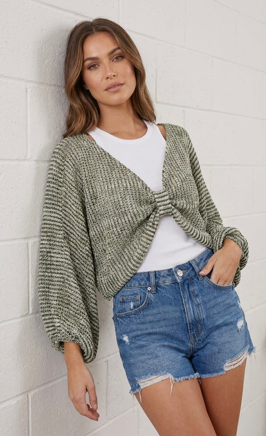 SHRUG - KHAKI