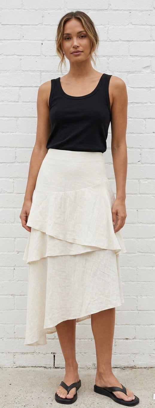 AYSEMETRIC SKIRT - ECRU