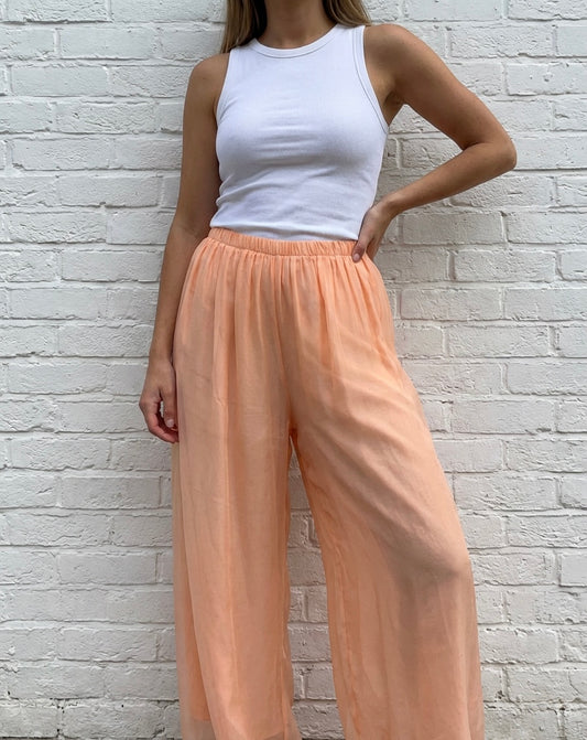 MARIA TROUSERS - PEACH