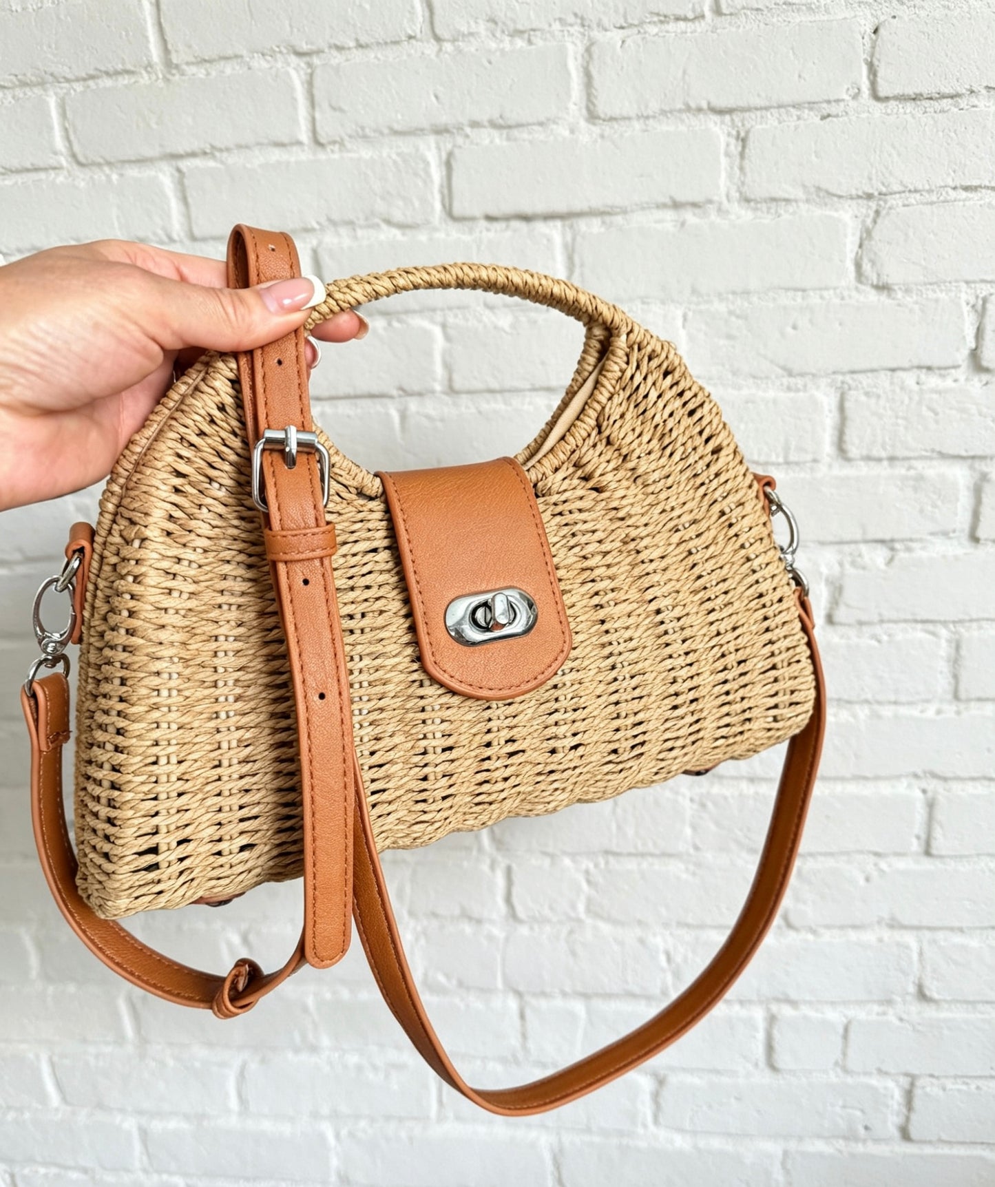 BASKET BAG - TAN