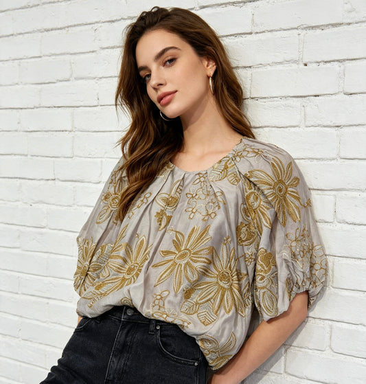 BELLA TOP - TAN