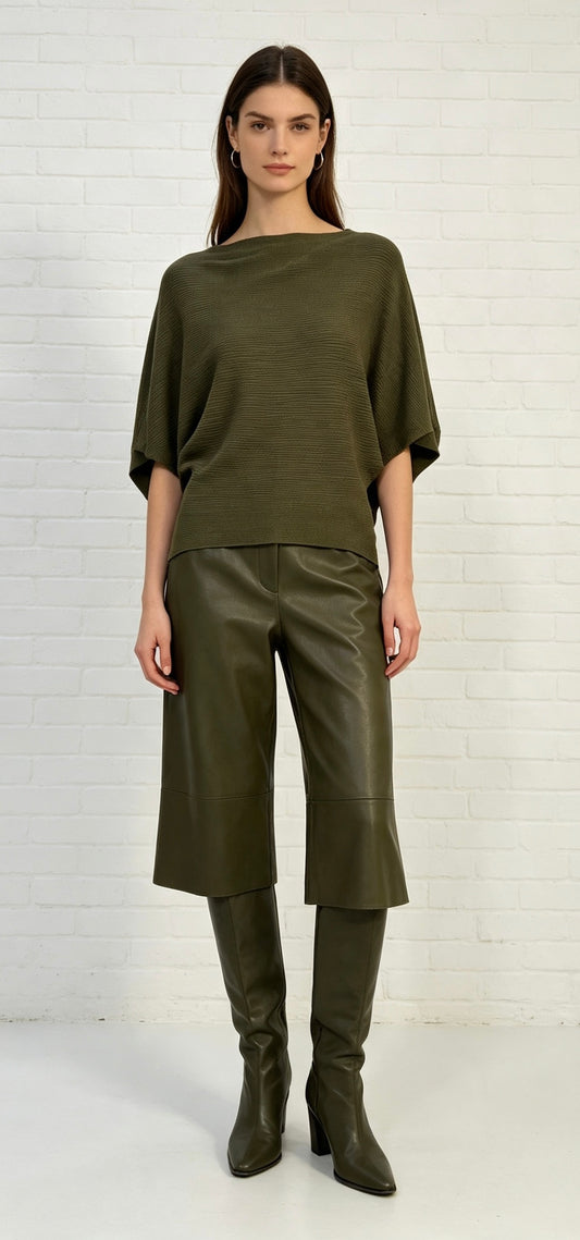 Ribbed Super Soft Knit - Olive