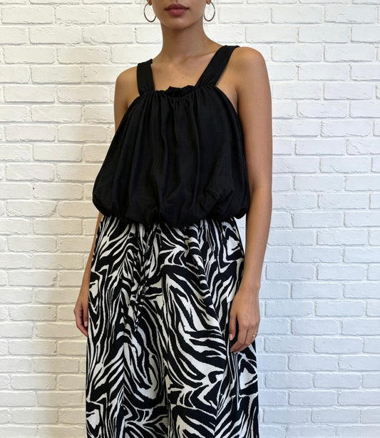 BALLOON TOP - BLACK