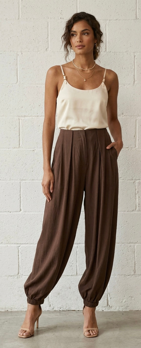 BALOON TROUSER - COCOLATE
