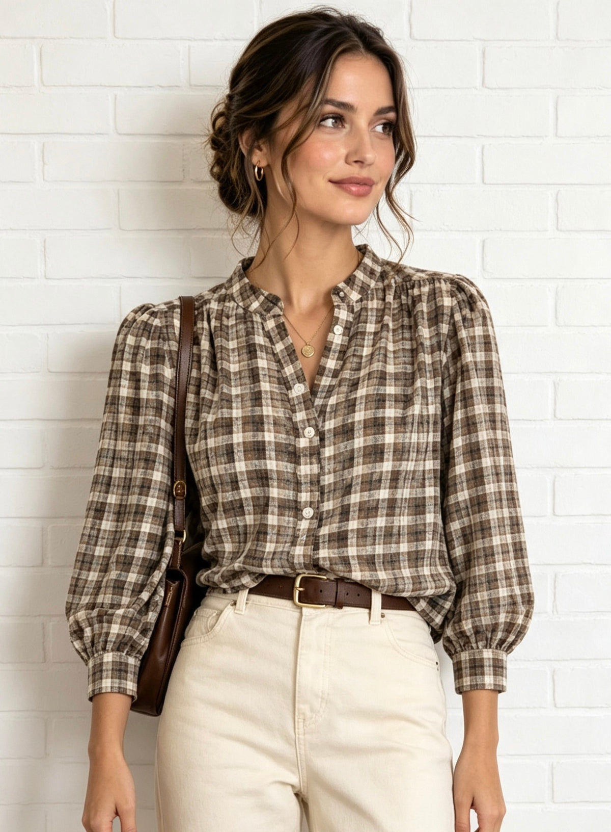 Checkered Blouse