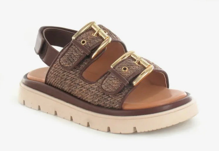SLOANE SANDAL - CHOCOLATE
