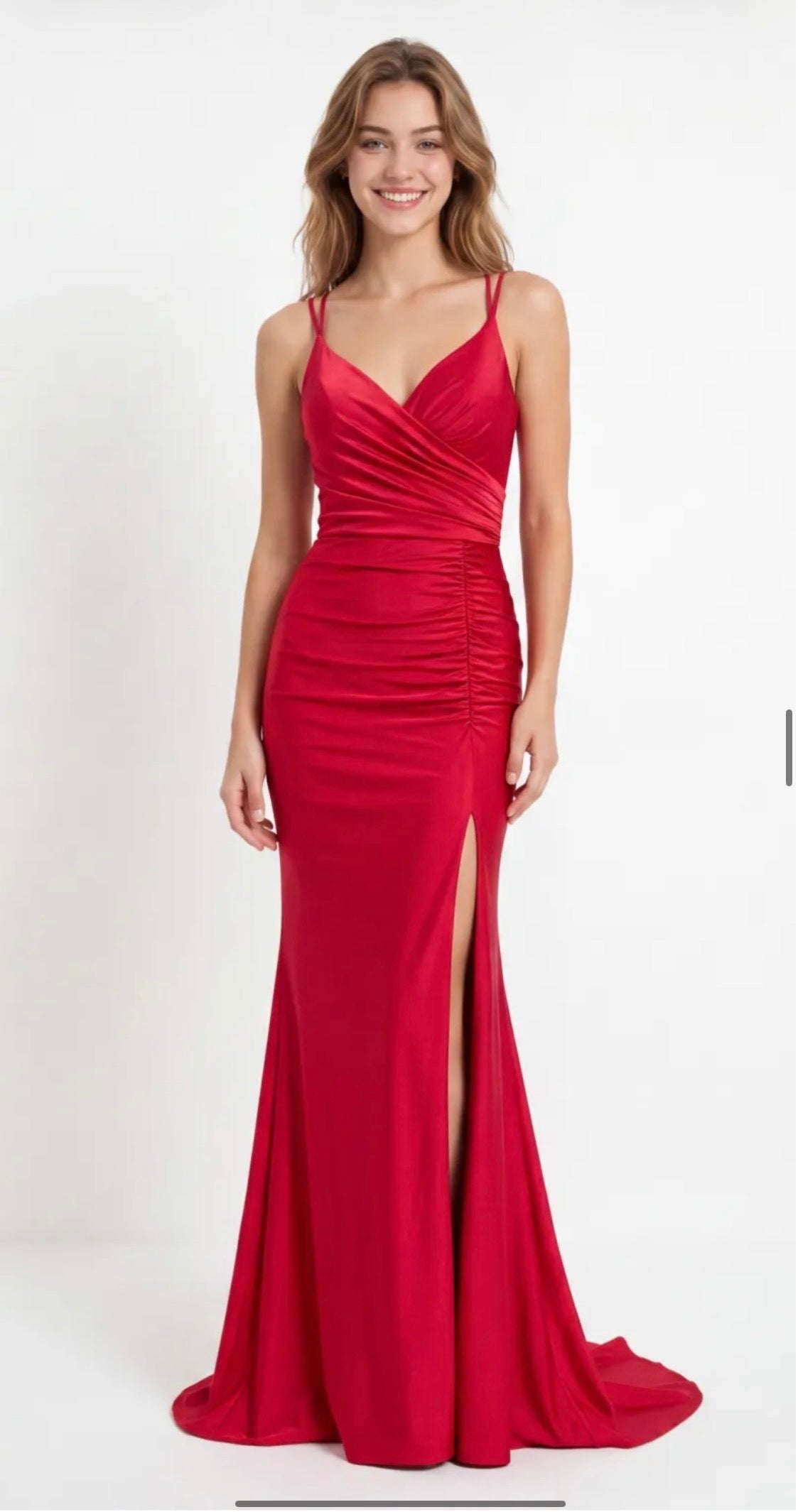 HARLOW PROM DRESS - RED