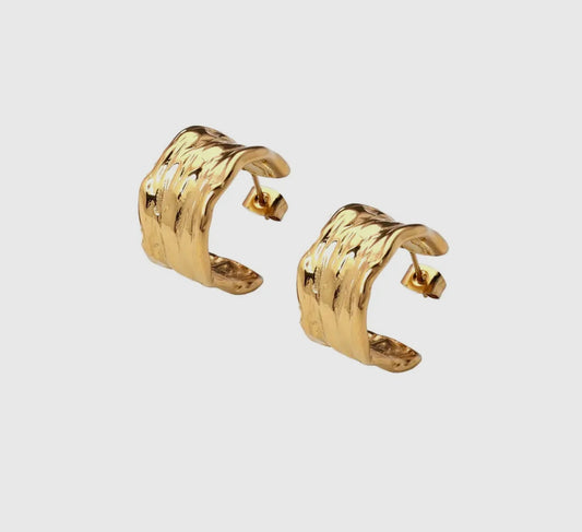 Chunky Gold Hoops